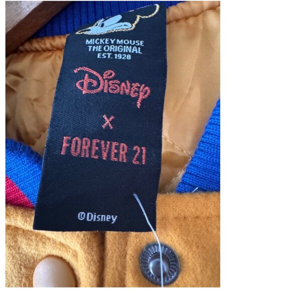 Disney X Forever 21 1 Anniversary Mickey Mouse Varsity Jacket - Picture 9 of 12